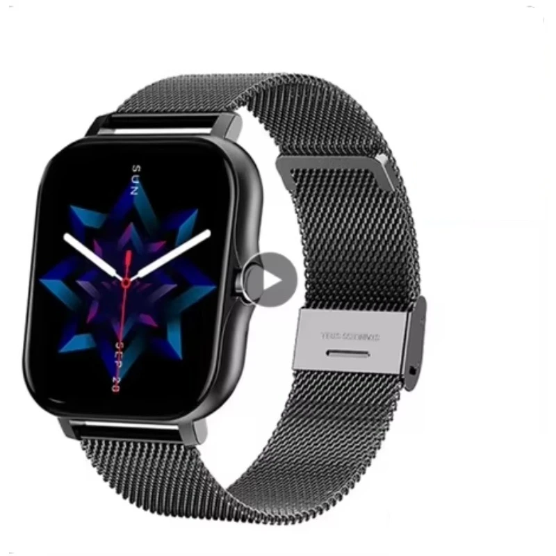 

2025 Y13 Men's Watch Stainless Steel Case Smart Waterproof Black Gold Smart Watch