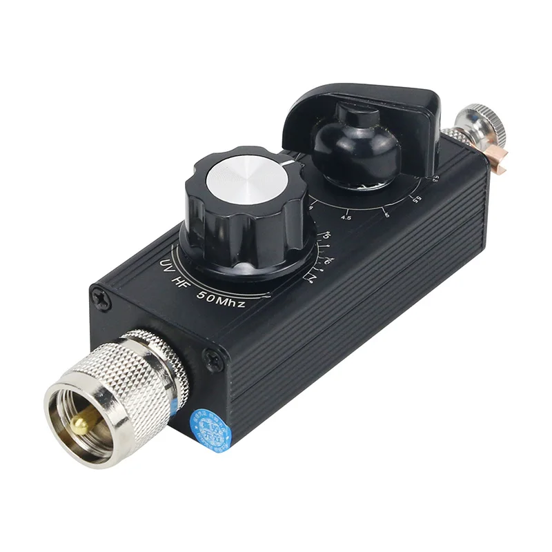 Mini-ANT 20W QRP Shortwave FM AM HF UHF Antenna 5MHz-55MHz Full-Band Tuned For FM 76mhz-108mhz 7MHz/10MHz/14MHz/21MHz