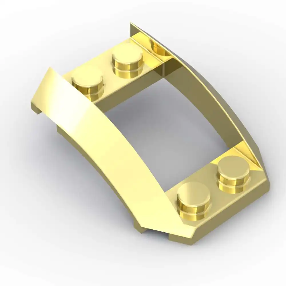 

MOC 10PCS Part Bricks 47755 Wedge 4x3 Open With Cutout Building Blocks 4 Studs Particle Puzzle Educational Toy Birthday Kid Gift