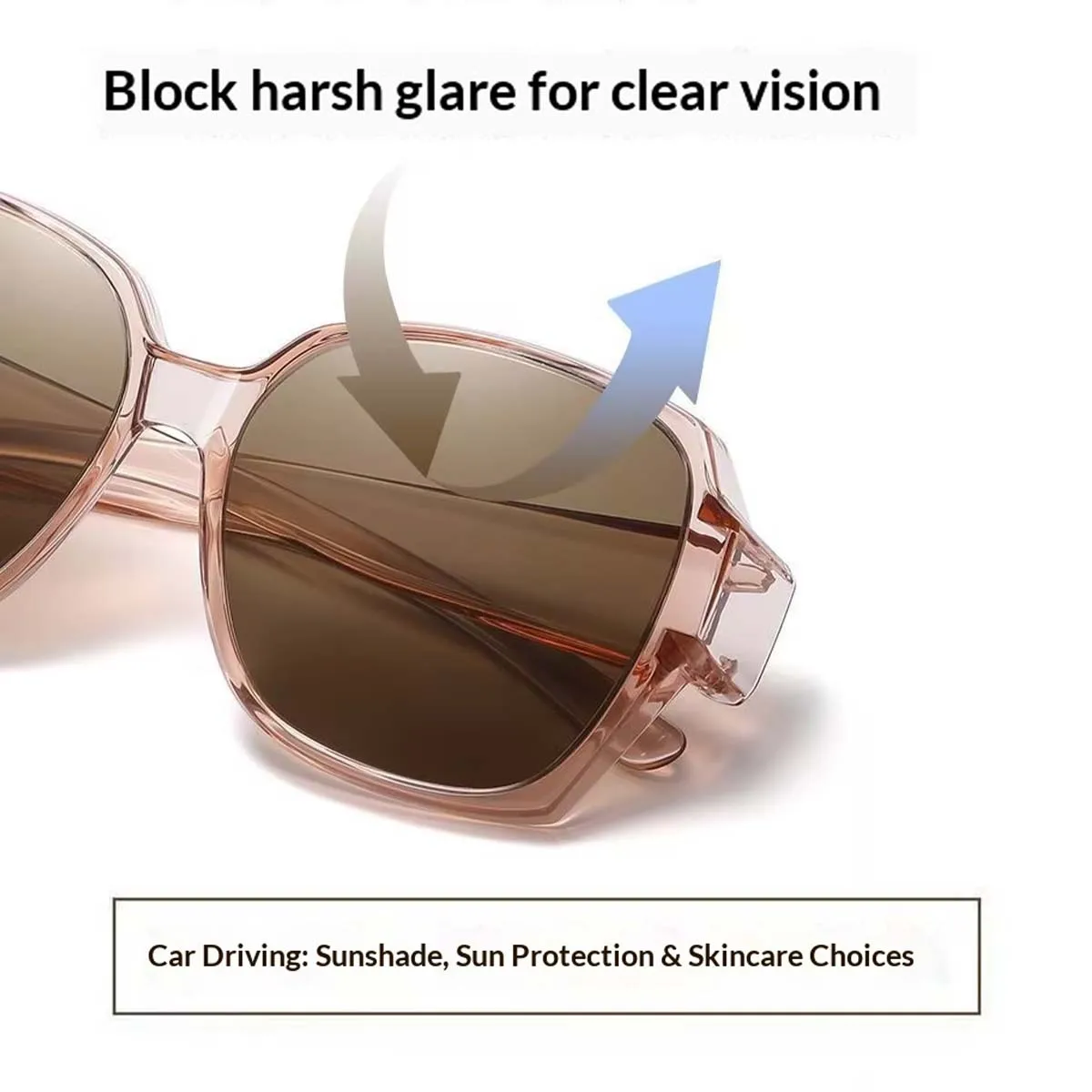 VOPHA Sonnenbrillen zum Aufklippen über Korrekturbrillen, Sonnenbrillen für Damen und Herren T01 – Detail 3