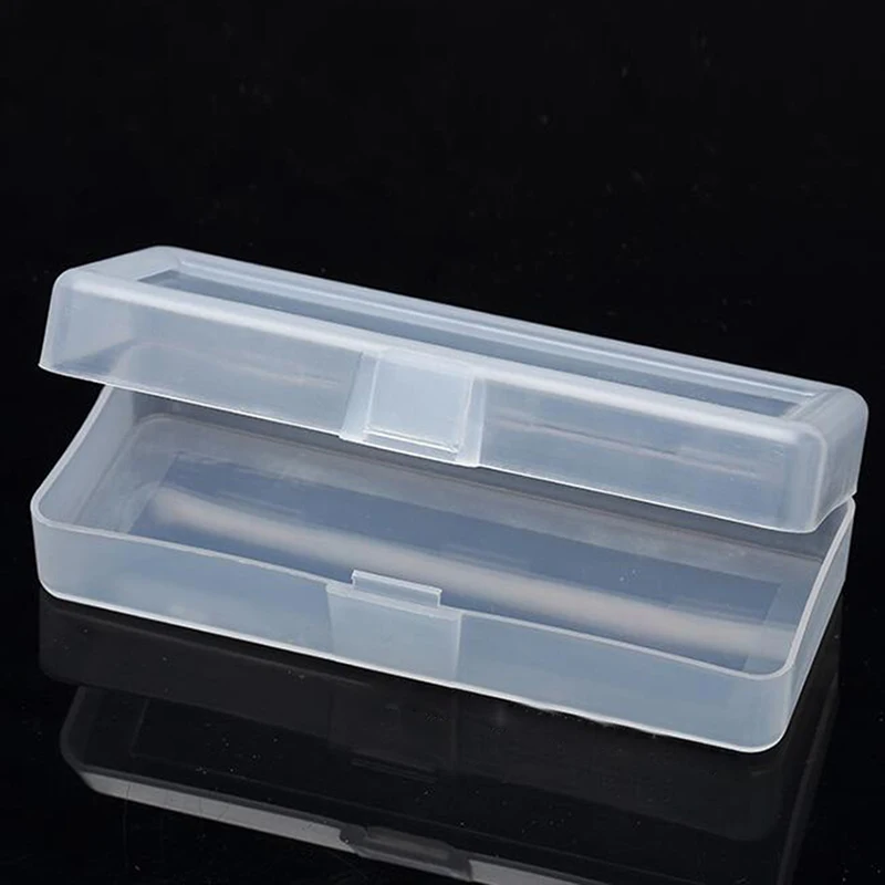 Transparent Plastic Box Storage Collections Product Packaging Box Dressing Case Mini Case Out Size 12.4*5*3.2cm