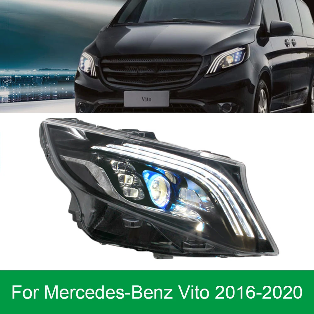 

Car Styling Headlights For VITO V260 V250 V-Class V260 Front LED 2016-2024 Head Lamp DRL Signal Projector Lens Auto Accessories