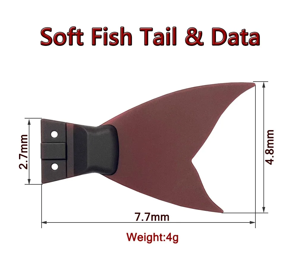 

245mm Jointed Bait Spare Tail For Gaint Bait Tough Japanese Silicone Plastic Construction For Extreme Durability