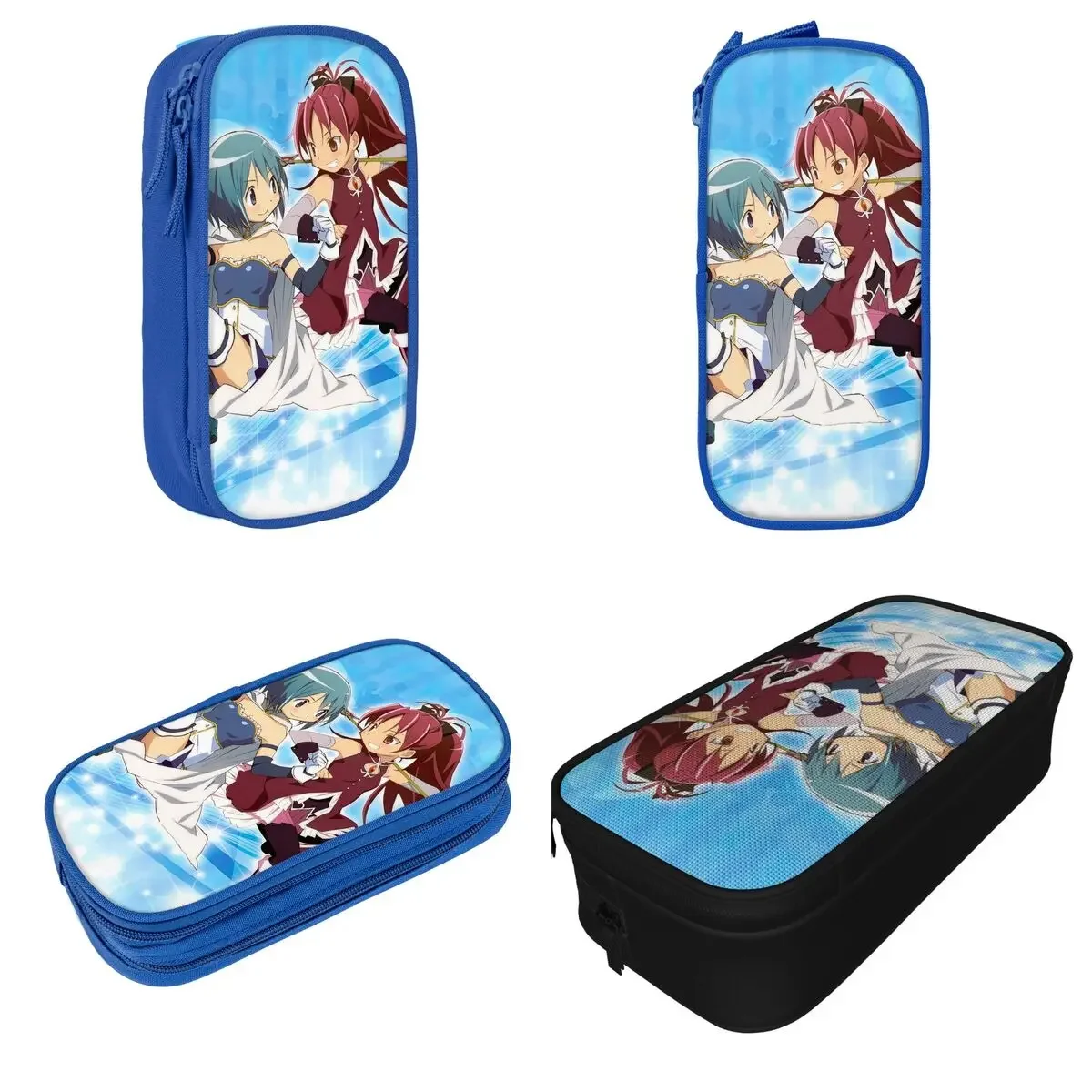 Kyouko Sakura Sayaka Miki Pencil Case Puella Magi Madoka Magica Pen Bag Kids Large Storage School Supplies Gifts Pencilcases