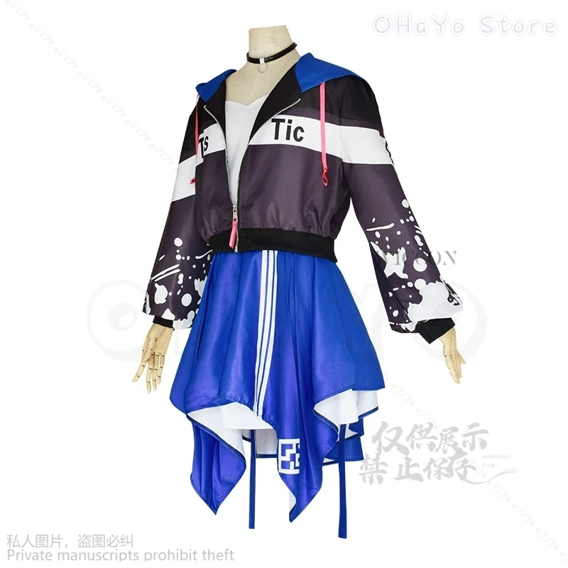 Game Project Sekai Colorful Stage Fate Hatsune Mikuu Cosplay Future Cos Service Miko Singer Plan Anime Costume Green Wigs