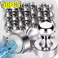 1-50Pcs Small Strong Magnetic Push Pins Refrigerator Pushpins Sucker Thumbtack Cone Pushpin Whiteboard Metal Neodymium Magnets