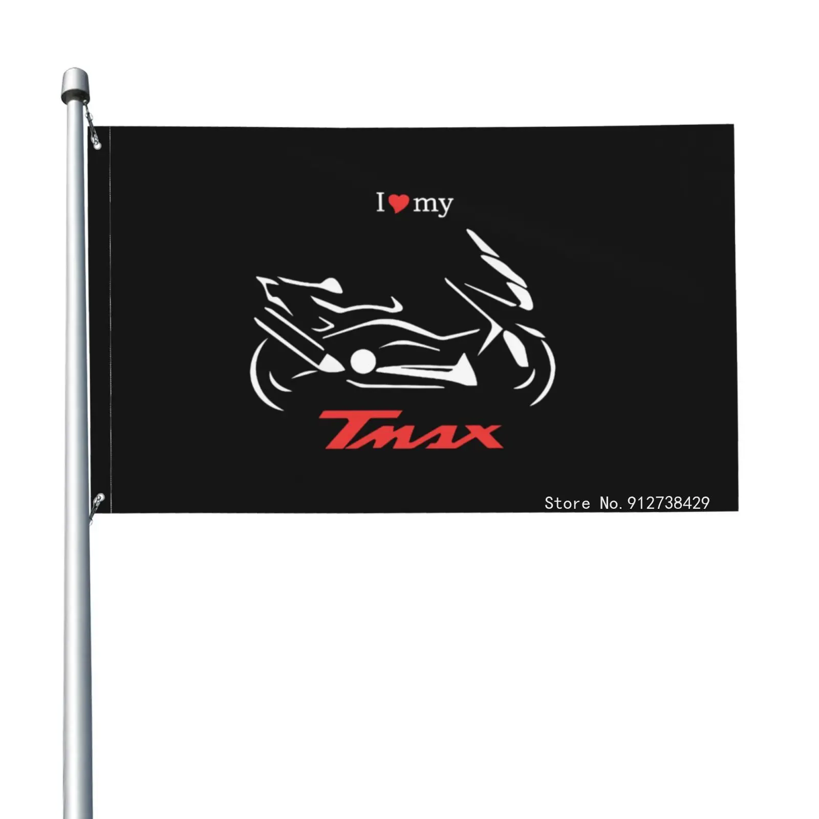 Tmax Maxi Scooter Line Flag Banner Flying Cars Club Sports Club Club Decoration Company Advertising