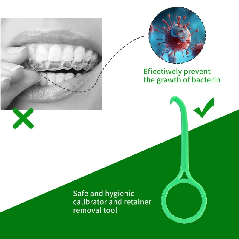 Invisible Braces Extractor, Orthodontic Retainer Extractor Hook, Orthodontic Hook for Straightening Teeth