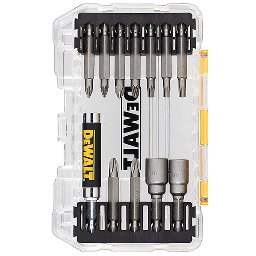 Imagem -04 - Dewalt Impacto Chave de Fenda Bit Conjunto com Case Resistente Case Resistente Tstand Caddy Drill Bits Driver Definir Acessórios Dt70705 40 Pcs