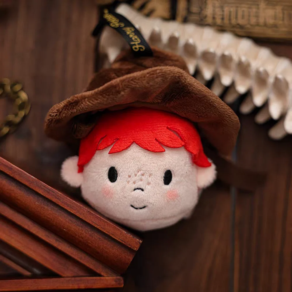 Genuine Harry Potter Ron Plush Dolls Cartoon Hermione Kawaii Telescopic Rebound Toys Student Backpack Decoration Girls Gifts