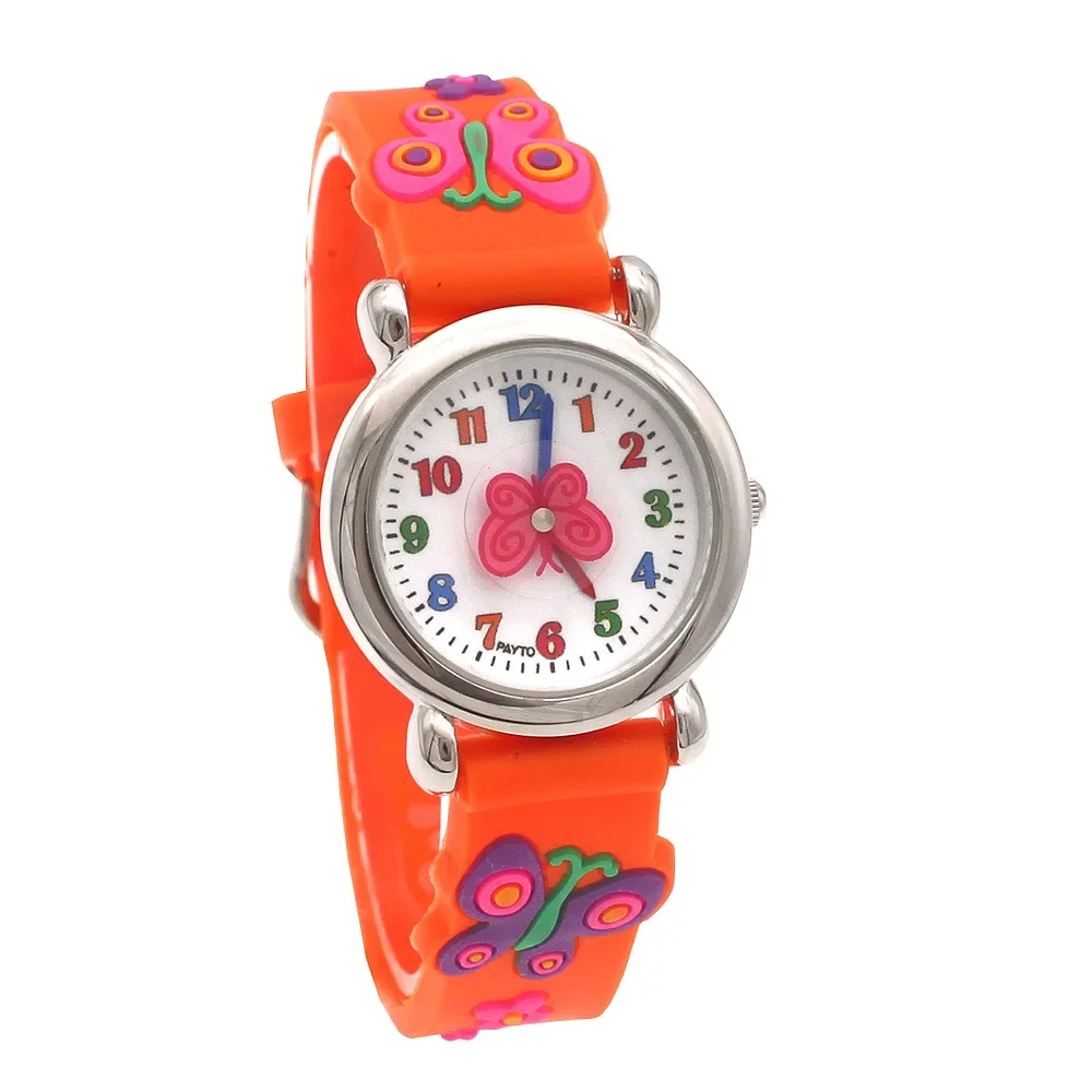 Fashion Silicone Strap Digital Quartz Watches for Kids - Cool Butterfly Design Timepieces for Boys Girls Children Students