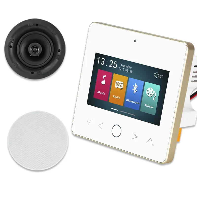 Tl-803 Smart Home Control Touch Screen Audio System 2.1 Channelin Wall Amplifier