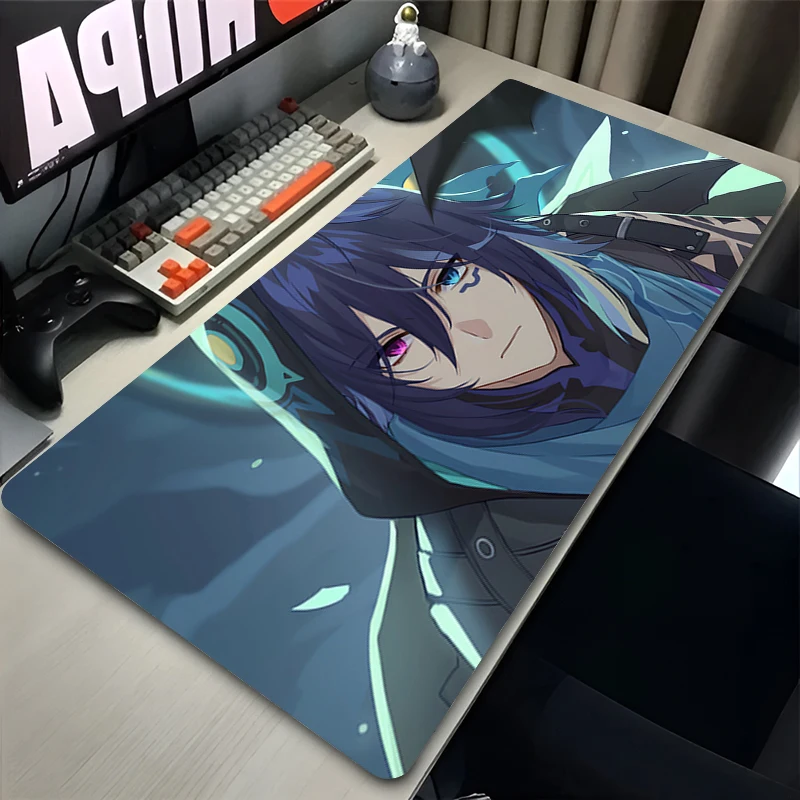 Genshin Impact Ororon Mouse pad Large e-sports game player learning platform laptop keyboard pad non-slip mat PC carpet Mousepad