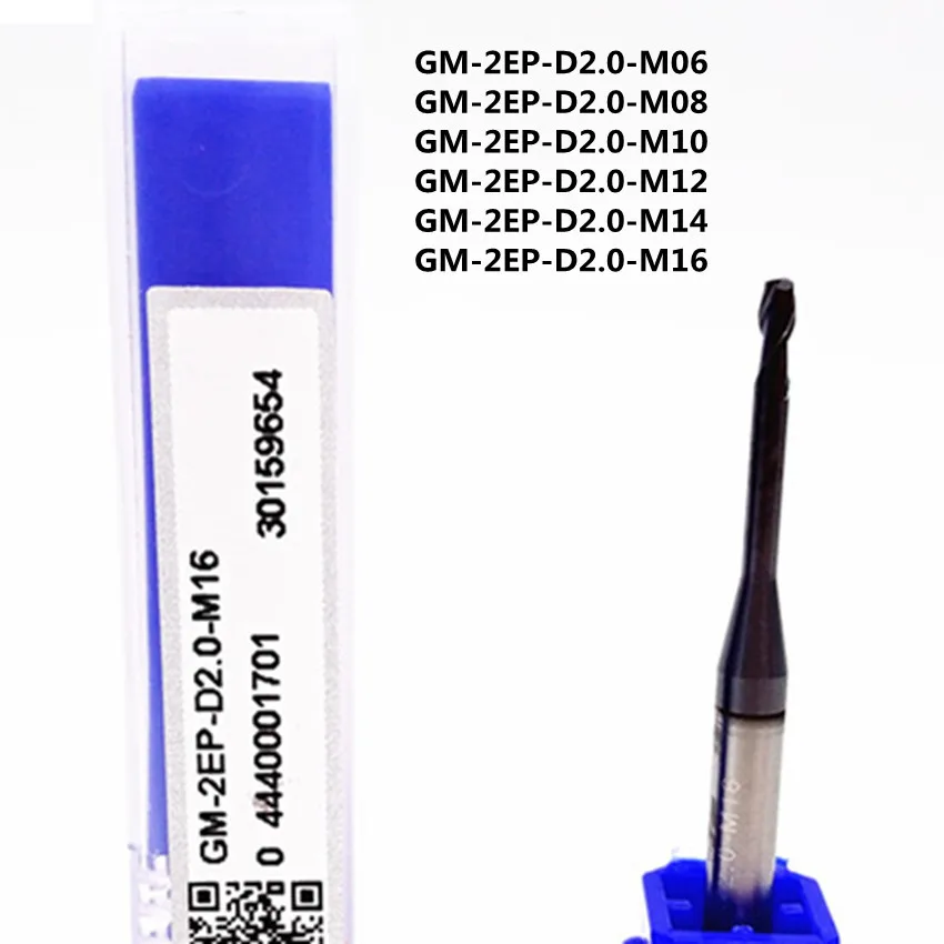 

GM-2EP-D2.0-M14 ZCC.CT GM-2EP Two edge straight shank long neck short edge flat end mills GM-2EP-D2.0-M14 2 Flutes Flat End Mill
