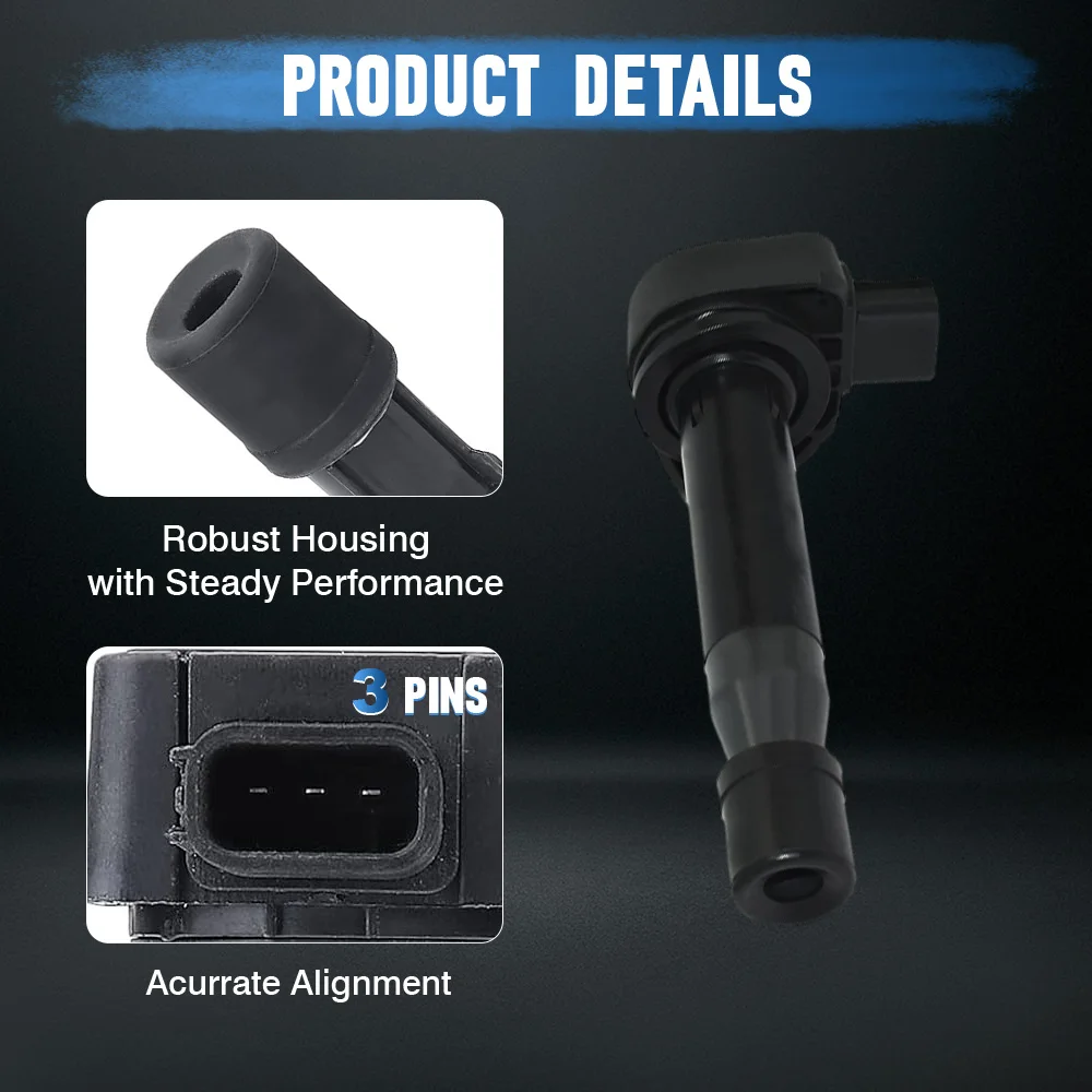 Ignition Coil For Honda Odyssey Accord Pilot Acura MDX TL CL RL EL Saturn VUE UF242 30520RCAA02 30520P8EA01 UF488 90919-02247 - Image 3