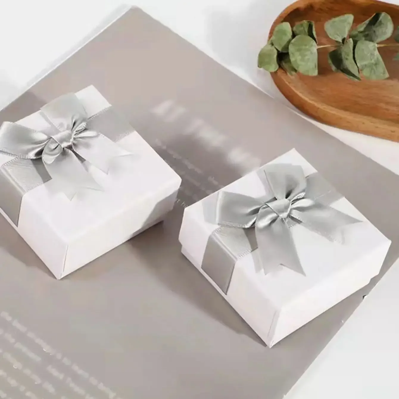 علبة خاتم وقلادة بألوان متنوعة ، حافظة حلية ، حامل أقراط ، علبة هدايا للتعبئة ، 1 * *