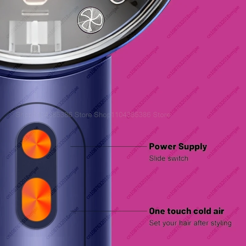 مجفف شعر احترافي بدون أوراق 220 فولت أيون سالب سريع الجفاف منزلي قوي ثابت مرفق متحرك أنيون مجفف شعر كهربائي