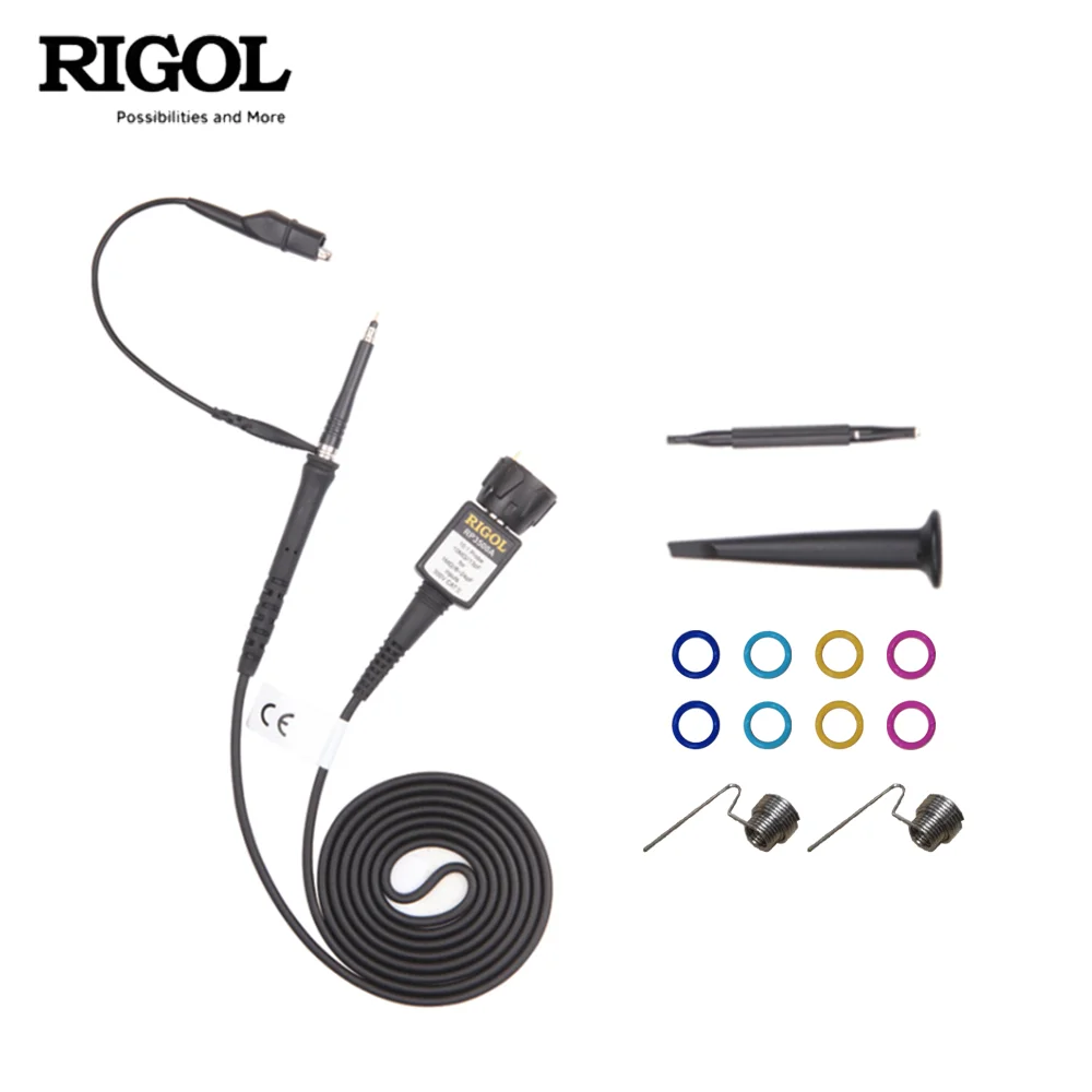 RIGOL RP3500A Passive Probe 500M Bandwidth 10X Attenuation Ratio 10MΩ Input Resistance Max. Input 300VAC for CAT II