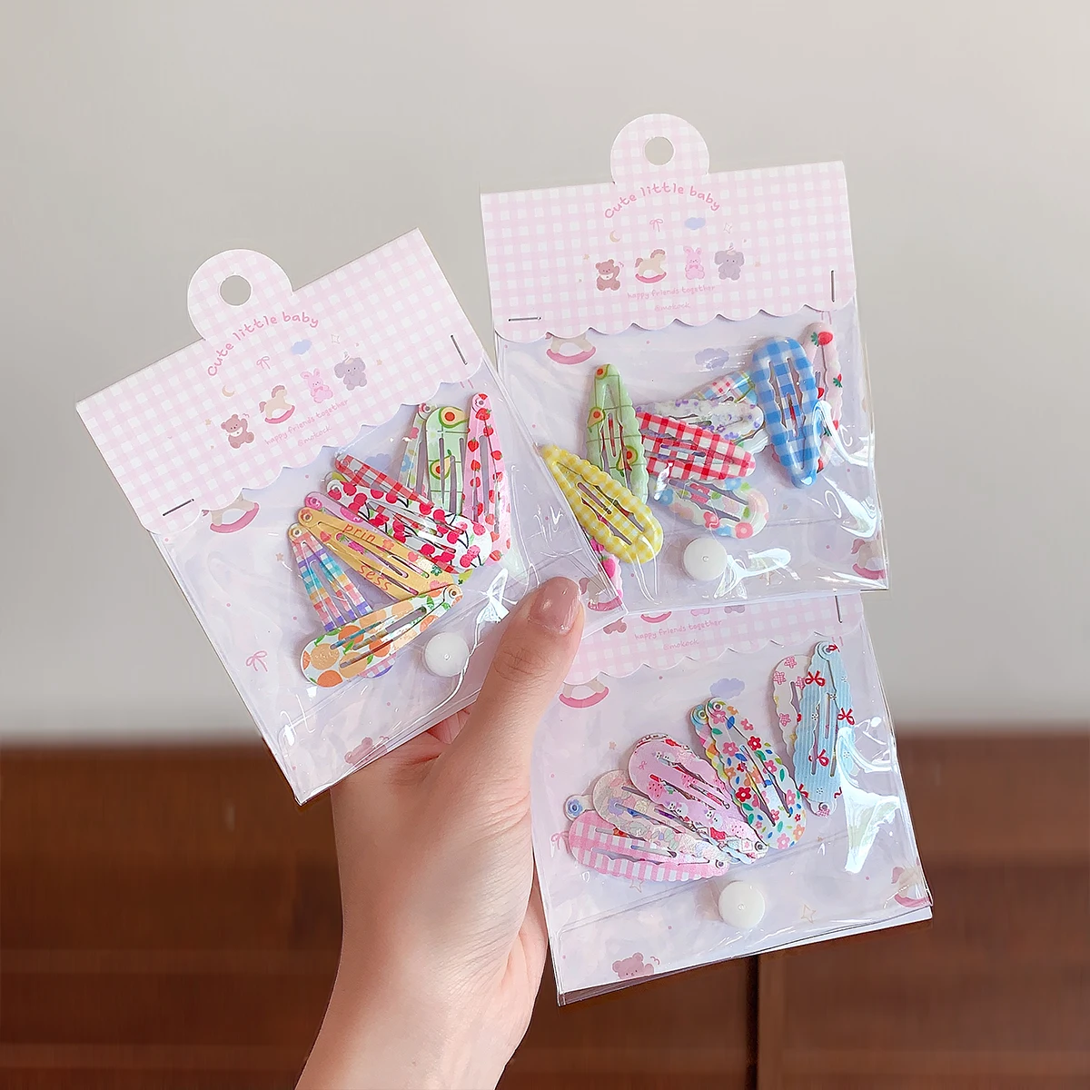 10 Stück/Set Baby Kinder Süße Farben Glänzende Stern-Ornament Haarspangen Frauen Mädchen Niedliche Haarklammern Haarnadeln Kinder Haaraccessoires – Detail 16