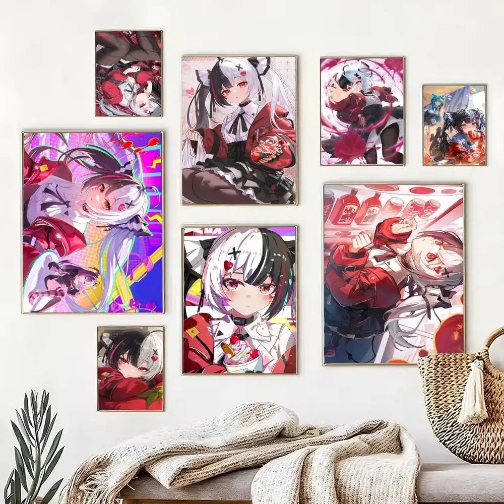 lacrimosa NTE Neverness to Everness  Poster High Quality Dorm Living Room Aesthetic Wall Decoration Painting Stickers Gift
