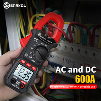 SNAKOL Digital Clamp Meter 600A Current True RMS Smart Plier ammeter Auto Rang 6000 Multimeter DC AC Voltage Hz Ohm NCV Tester