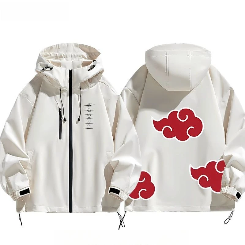 New NARUTO Uzumaki Naruto Creative Animation Peripheral Two-dimensional Hooded Charge Clothes Personalized Cartoon Casual Jacket