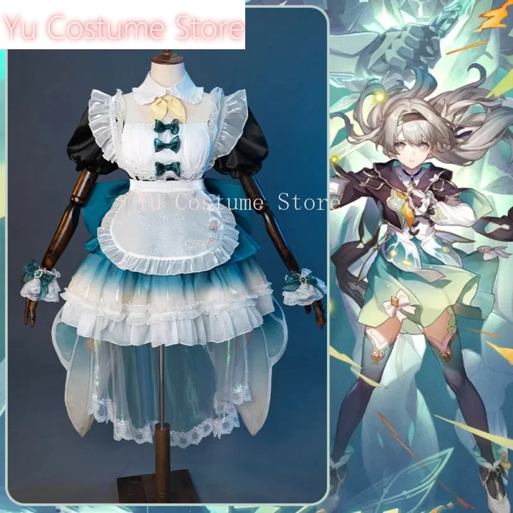 

Yu CostumeHonkai: Star Rail Firefly Maid Outfit Cosplay Costume Cos Game Anime Party Uniform Hallowen Play Role Clothes Clothing