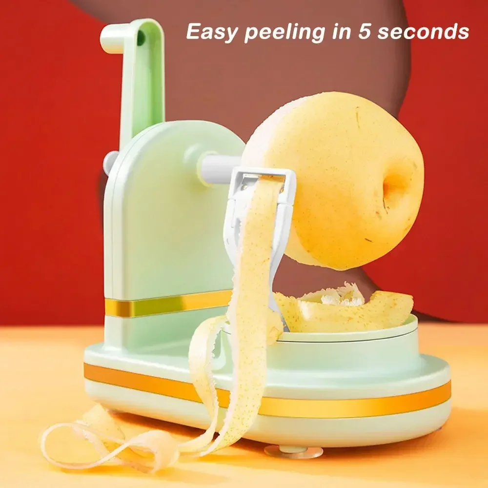 Fruit Apples Peeler Machine Slicer Manual Rotating Kitchen Tool Peeling Gadgets for Citrus Hand-cranked Potato Corer Cutter New