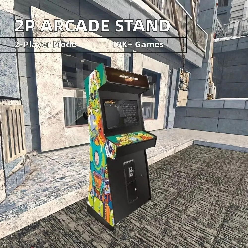 

2026 sell 26 Inch Upright Game Machine Full Size 2 Players Stand up Arcade Games Amusement Machine Coin Operated 10000+ Games in