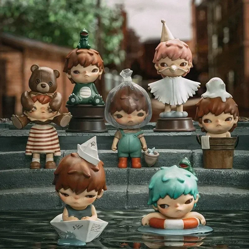 POP MART Hirono Little Mischief Series Blind Box Toys Fashion Anime Action Figure Dolls Birthday Gift Surprise Mystery Box