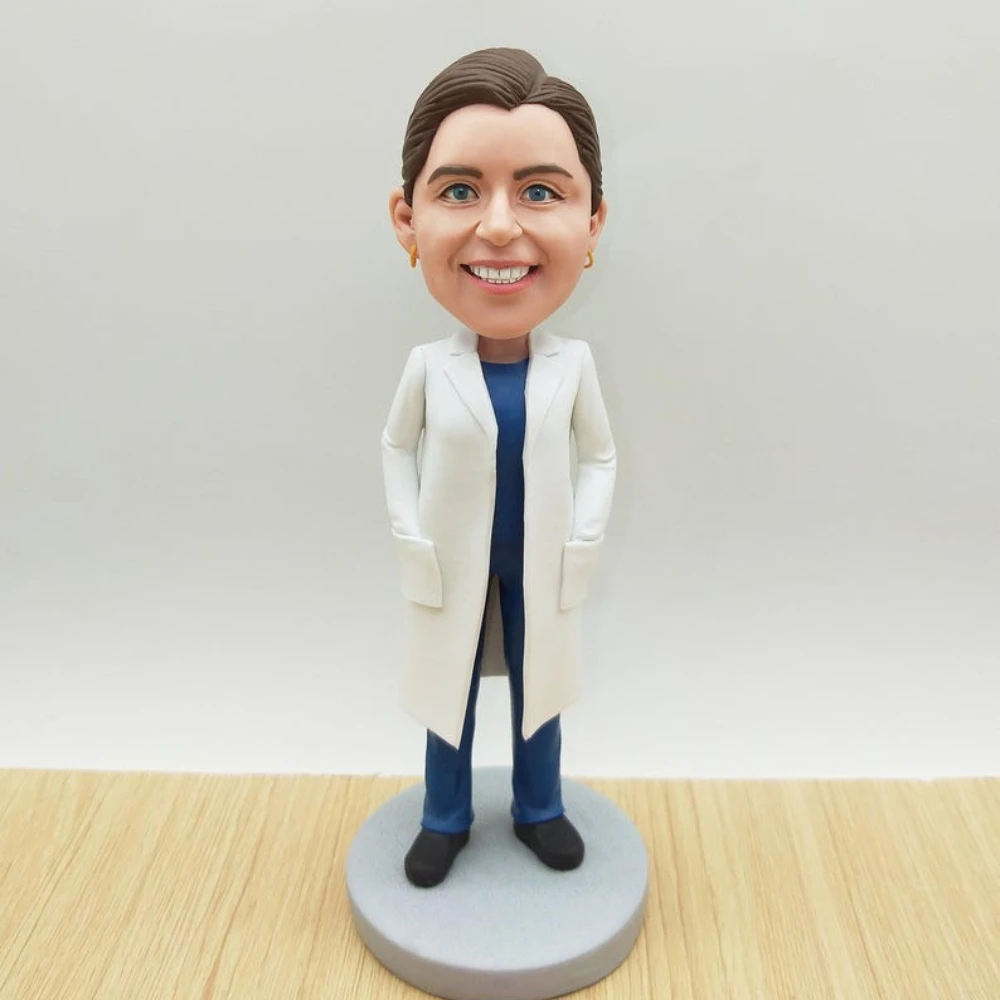 

Handmade Custom Bobble Head Custom Bobbleheads Dolls Gift for Him Her Couple Wedding Birthday Anniversary Wedding Gift