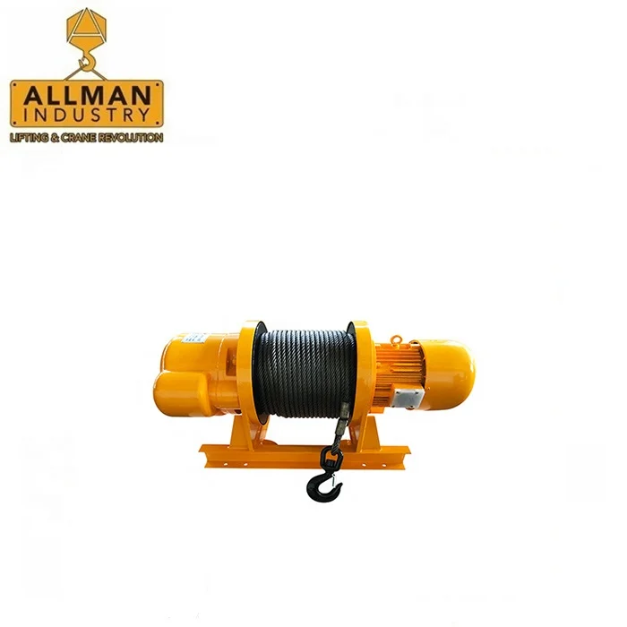 1-3Ton 5 Ton Industrial Electric Winch Steel Wire Rope with Precision Control System 100m Lifting Height Warehouse Crane