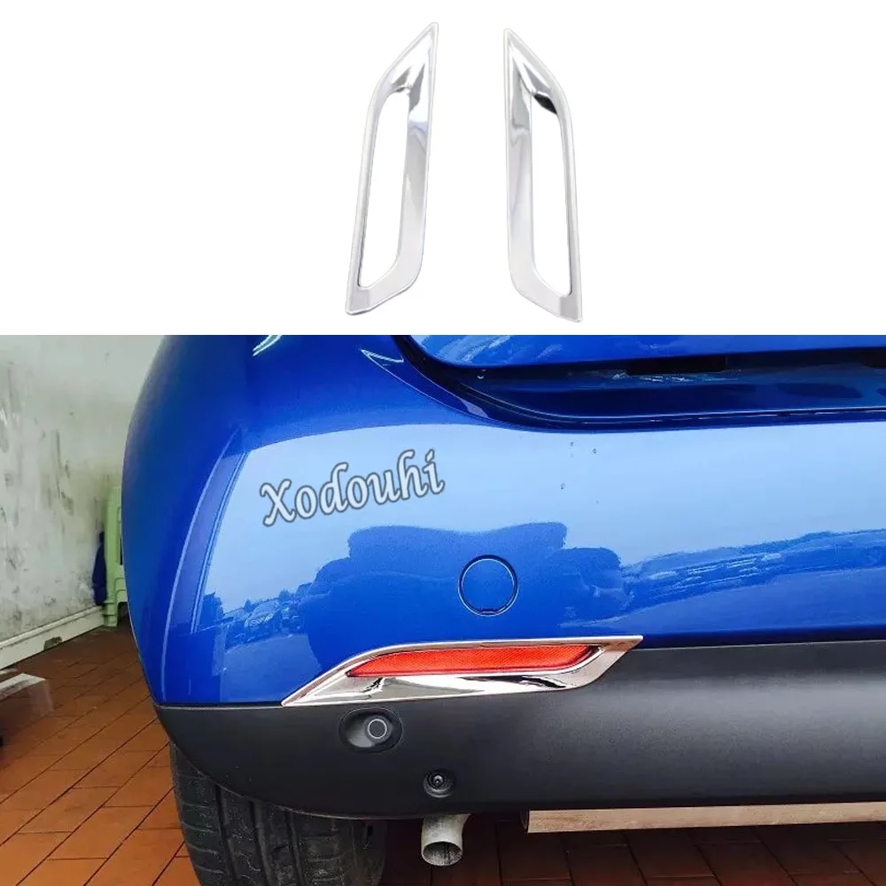 

For Benz Smart Fortwo 2015 2016 2017 2018 2019 Eyebrow Styling Cover Rear Tail Back Fog Light Lamp Trim Flagship Edition 2PCs
