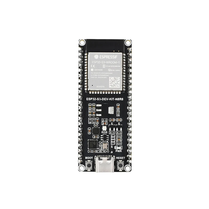 ESP32-S3 Microcontroller, 2.4GHz Wi-Fi Development Board With, 240MHz Dual Core Processor, ESP32-S3-WROOM-1-N8R8 Module