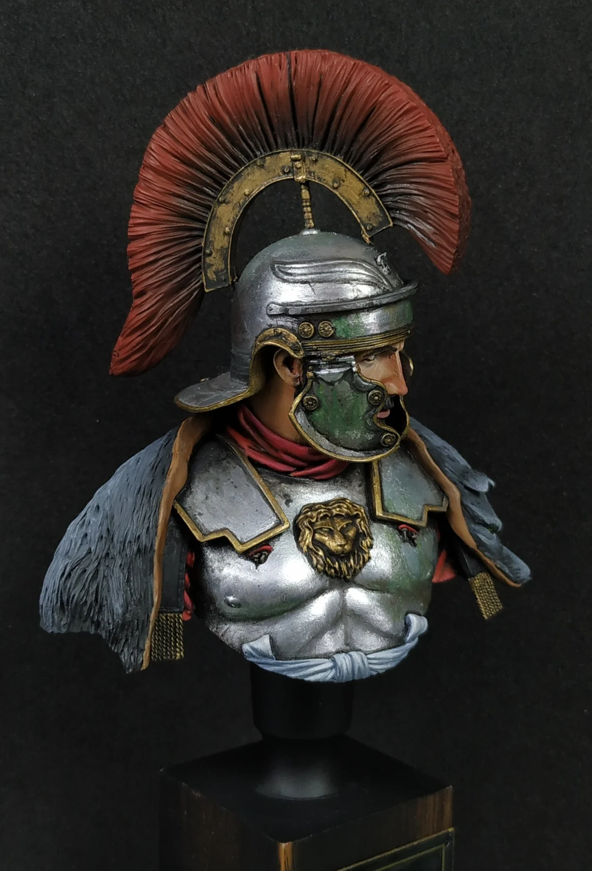 Resin model kit Roman generals 2 Collectible Unassembled Sculpture for Hobbyists