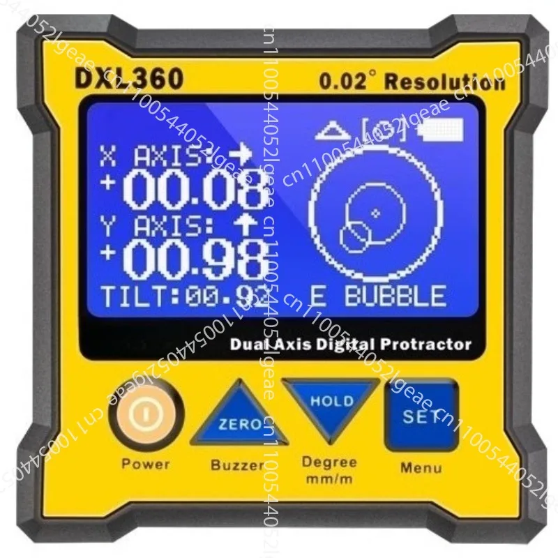 

Electronic level, angle scale, gyroscope, high-precision dual-axis digital display inclinometer