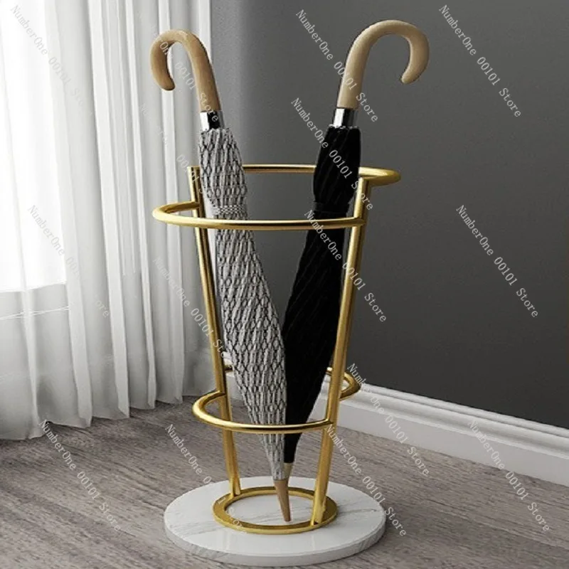 Metal Umbrella Stand, Nordic Household Umbrella Storage Bucket, Creative Hotel Lobby Umbrella Stand