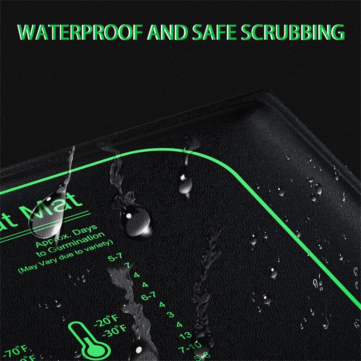 20 واط الشتلات لوحة التدفئة 230 فولت حديقة الدفيئة النبات زهرة الخضار الشتلات زراعة الحرارة حصيرة خزان الأسماك إبقاء لوحة الاحترار #4