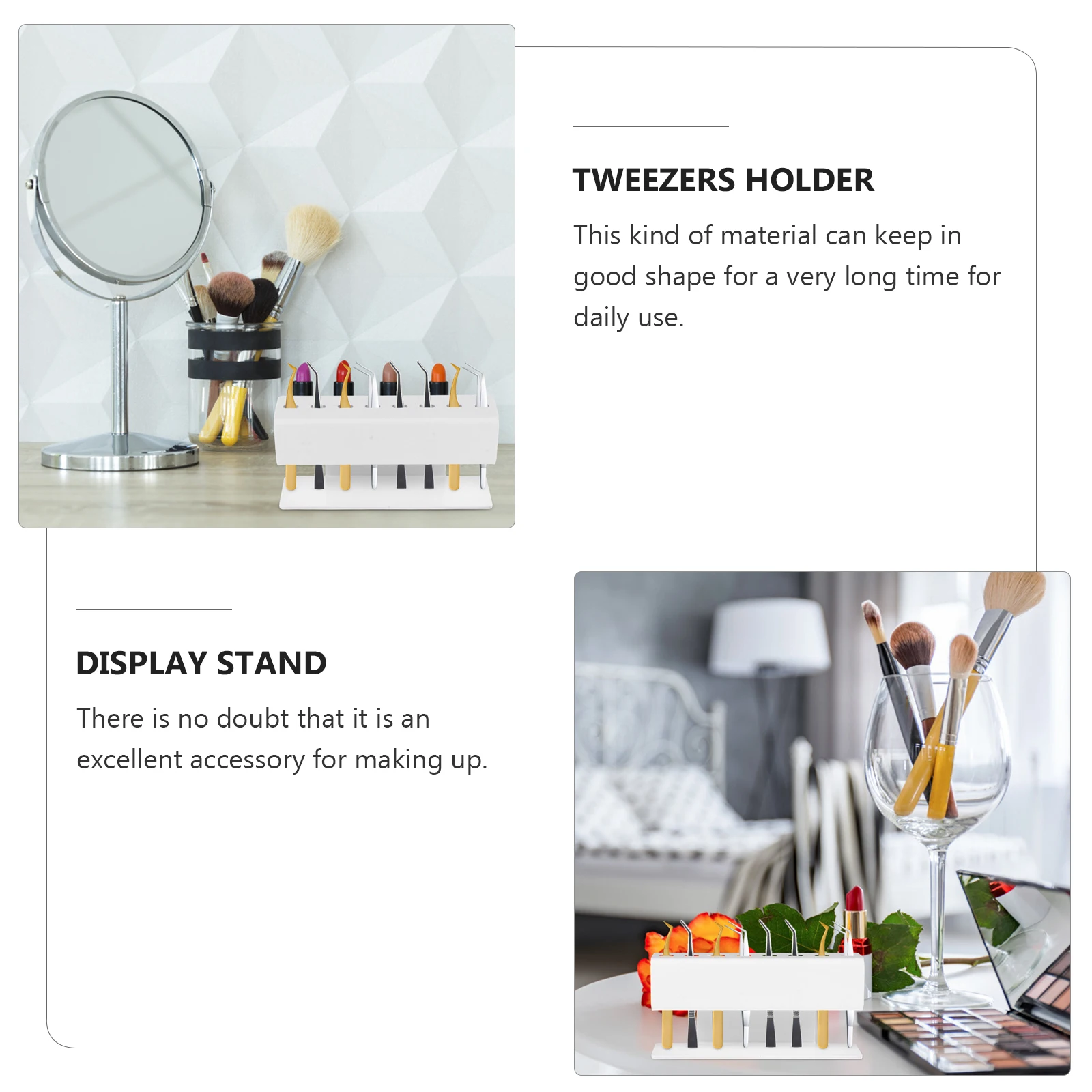 Wimperverlenging Pincet Opslaghouder Acryl Displaystandaard Wimperverlenging Benodigdheden Organisator Pincet Plank