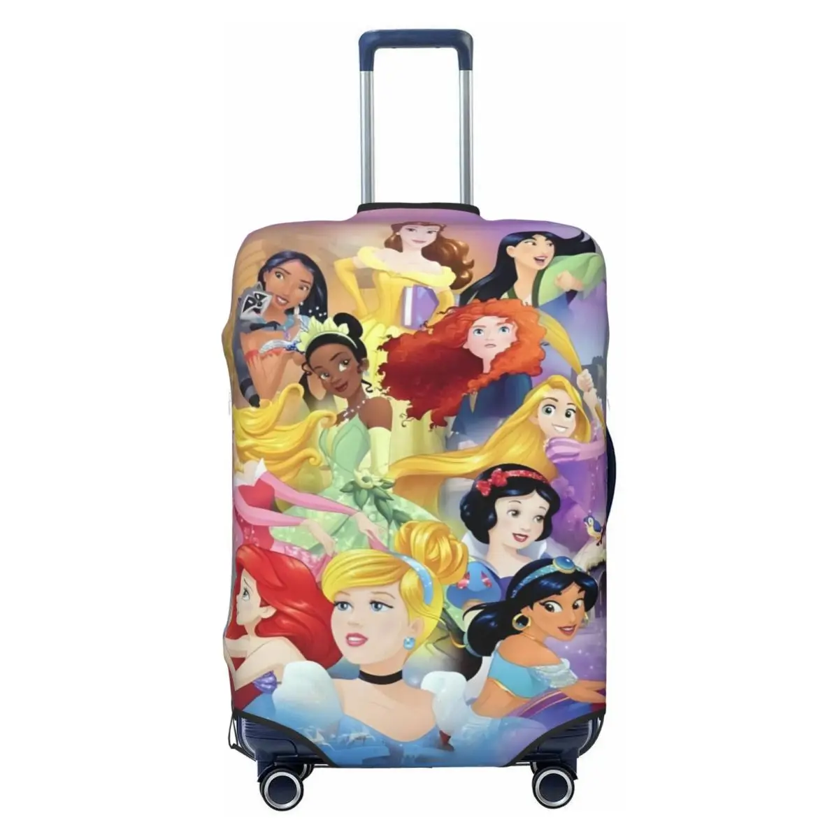 

Custom Funny Kawaii Princess Luggage Cover Protector Dust Proof Classical Anime Cartoon Travel Suitcase Covers