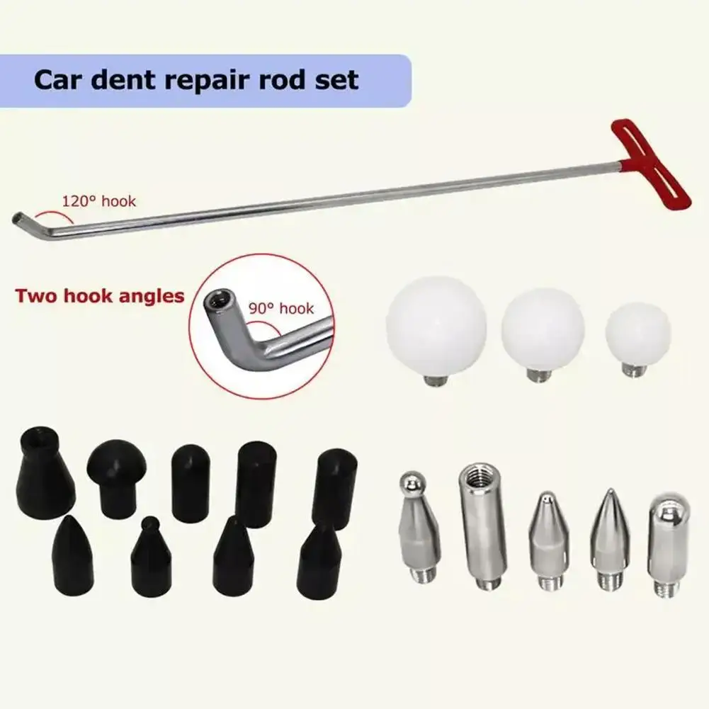 

Инструмент для ремонта автомобиля, съемник вмятин, комплект для съемника вмятин на кузове, стабильное удаление вмятин с ручкой высокой твердости для удаления вмятин на автомобиле