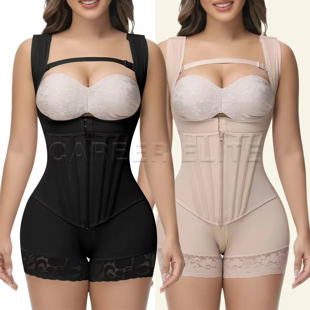

Fajas Colombianas Heavy Industry High-quality Shapewear Slimming Waist Trainer Post Surgery Reducing and Shaper Tummy Tuck