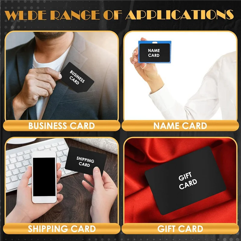 

TFTP-200 шт. Заготовки для гравировки металла, алюминиевый лист, лазерная гравировка, гравировка визитных карточек, подарочные карты «сделай сам», глянцевый черный цвет