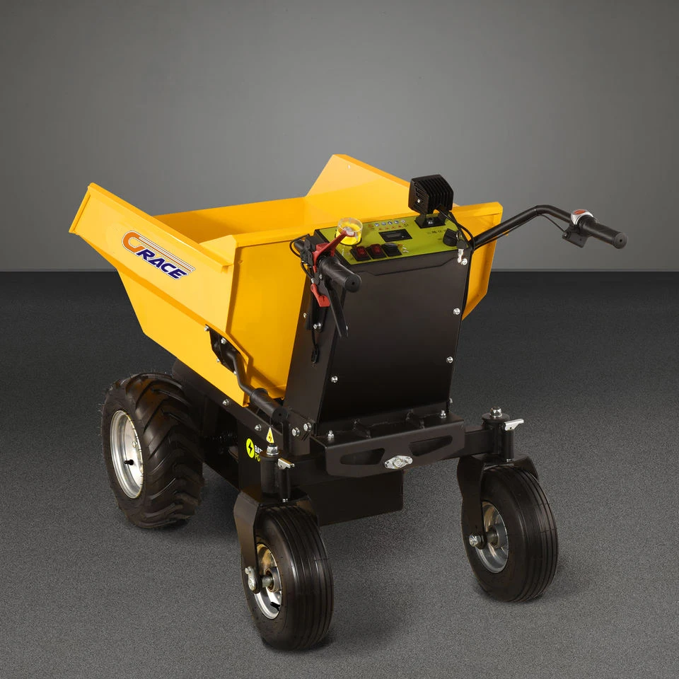 Picture 4: 1-2 Ton Diesel Powered Wheel Self-propelled Tipper Dumper Small Farm Construction Tipping Transport Car