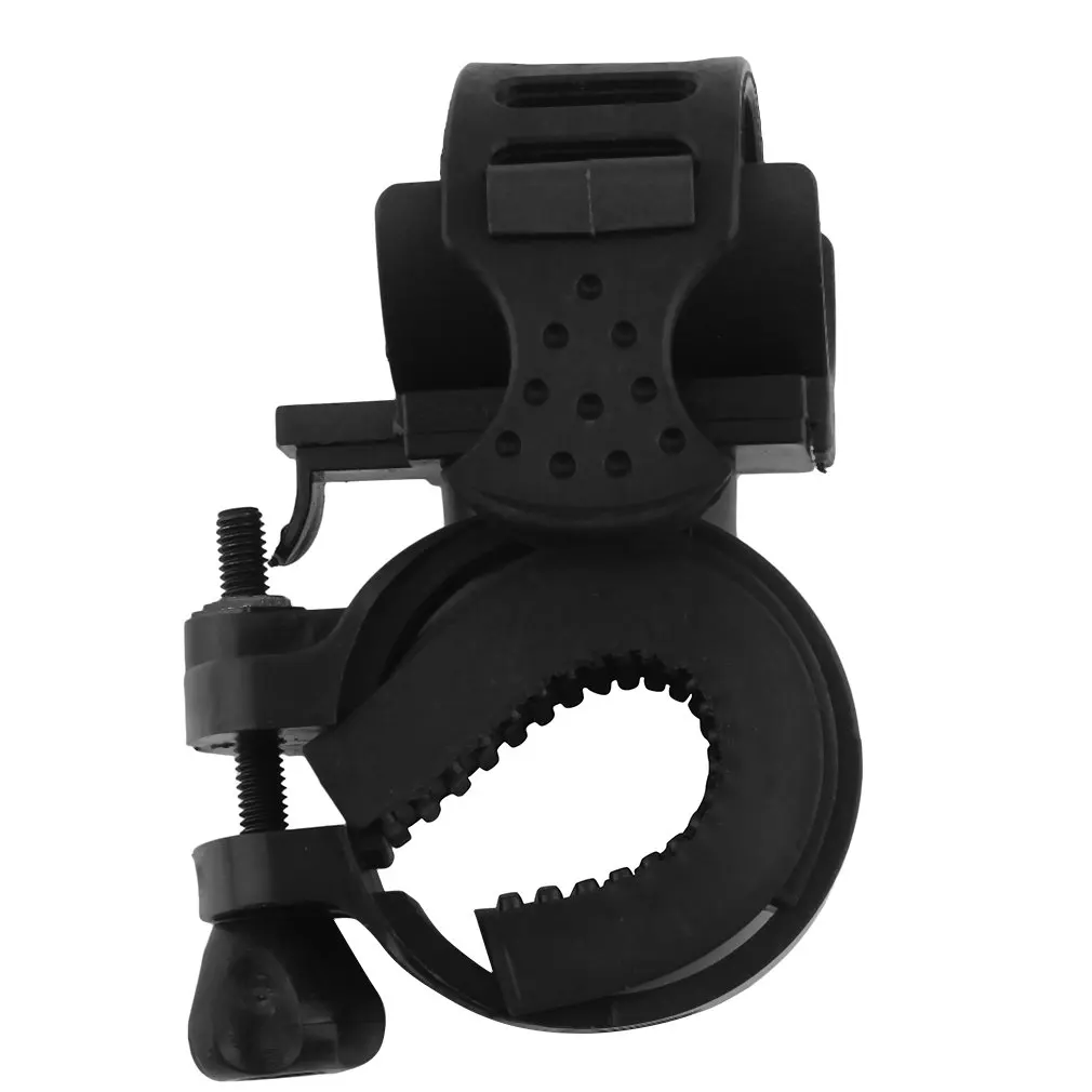 Adjustable 360 Degree Cycling Bike Mount Holder for LED Flashlight Torch Clip Clamp Grip Mount Bike Clamp Clip Light Lamp Holder