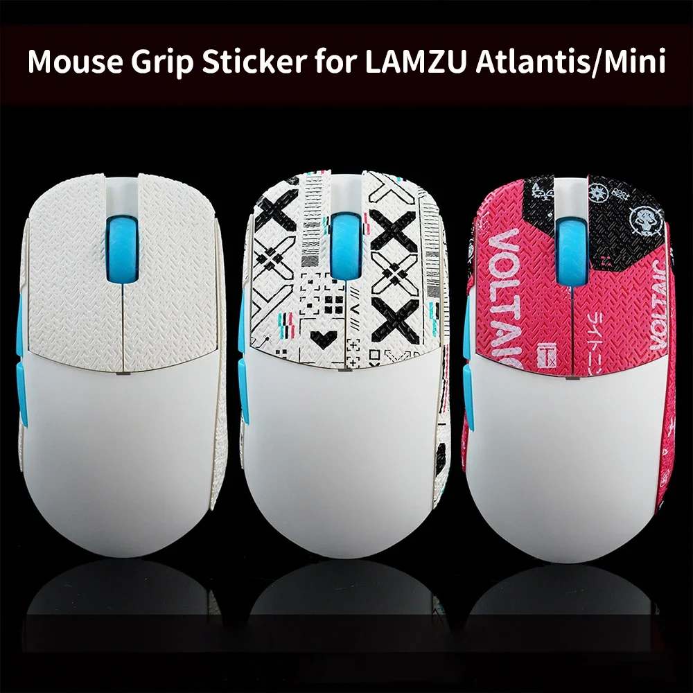 

DIY Non Slip Suck Sweat Pre Cut Mouse Grip Tape Lizard Skin Sticker Mouse Grip Tape for LAMZU Atlantis / Atlantis Mini