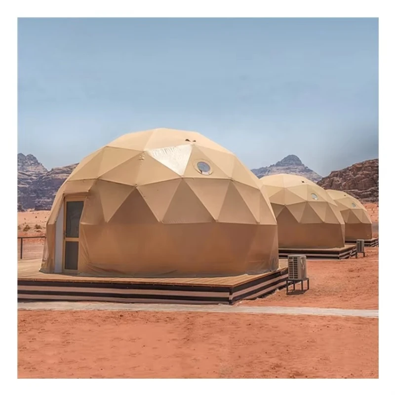 Glamping Dome Hotel Tent Luxury PVC Geodesic Dome for Boutique Homestay Garden Landscaping Outdoor Resort Rest Lounges