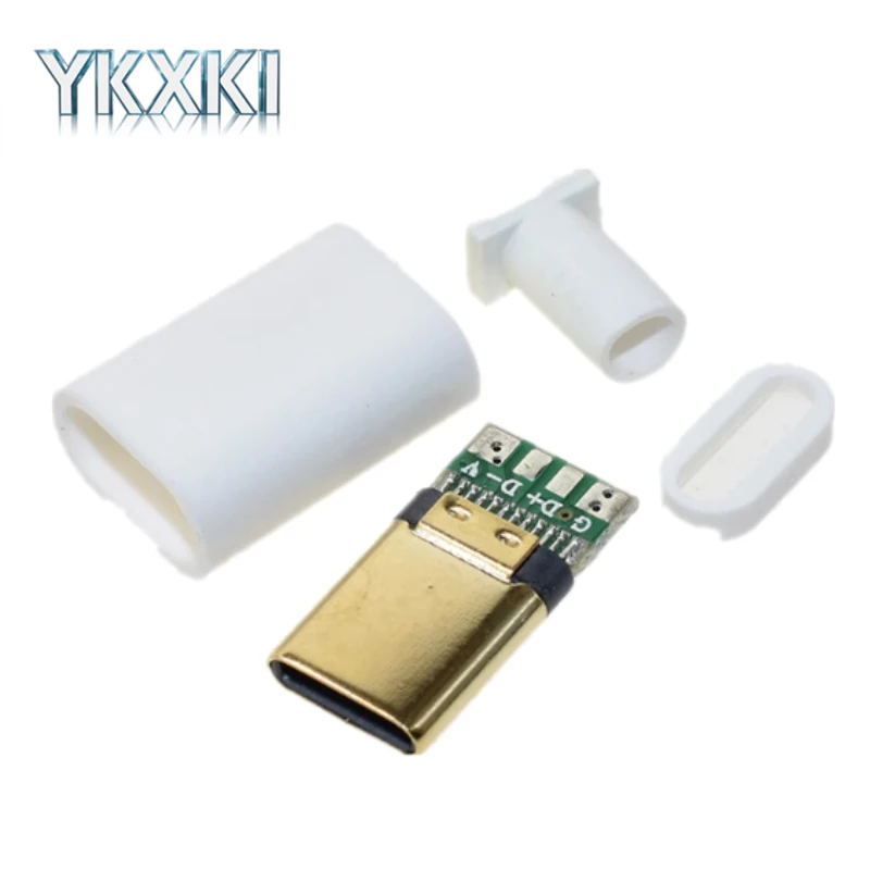 5PCS 10PCS TYPE-C Stecker 3A 5A DIY Mobile Datenkabel Zubehör mit Shell Ladekabel Schnelle Lade