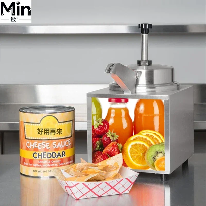 FZ-04B Cheese Sauce Pump 4.4L Heated Thermostat Cheese Dispenser Insulation Barrel Fructose Squeeze Dispenser