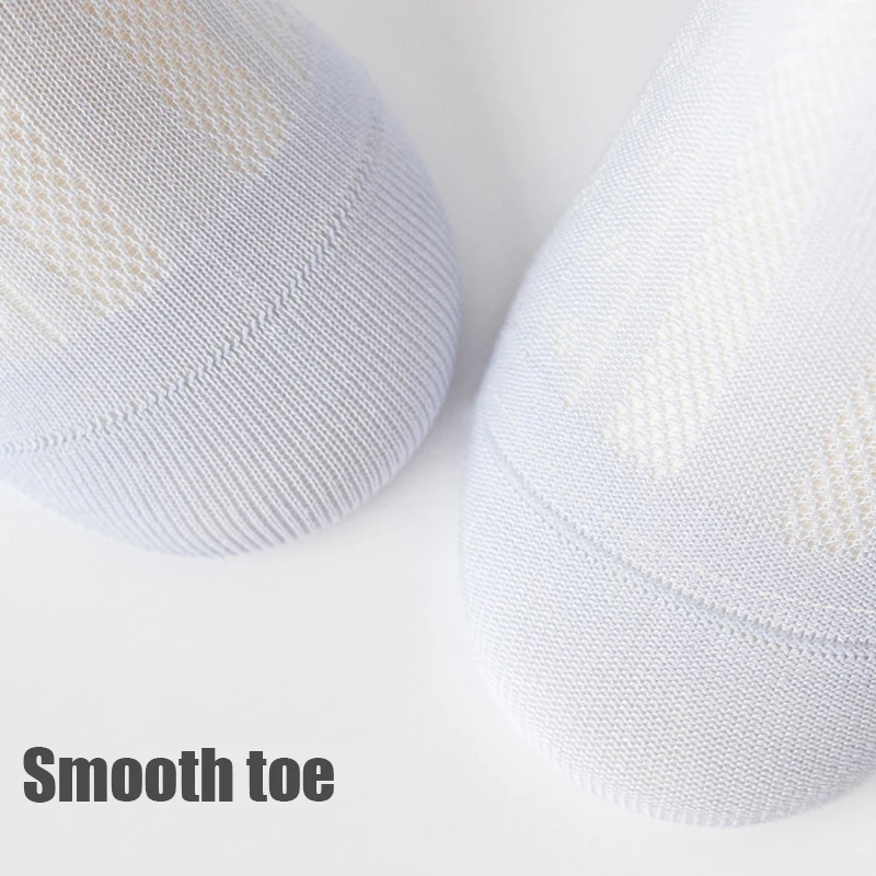 4 Paar Baby-Sommer-Mesh-Kniestrümpfe, atmungsaktiv, dünn, für Kleinkinder, lange Socken für Neugeborene, bequeme einfarbige Kindersocken – Detail 5